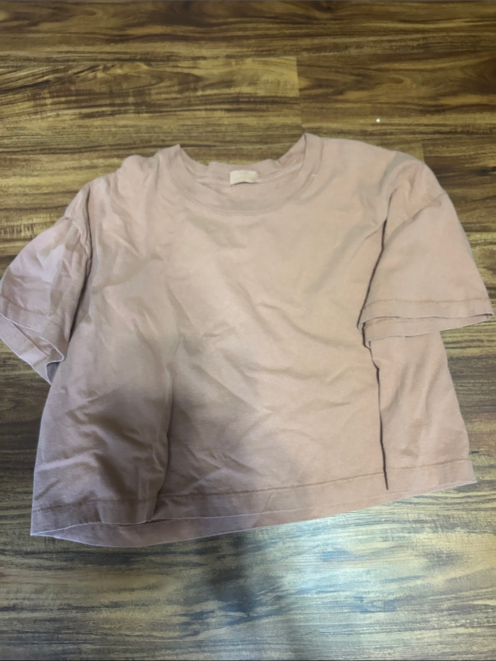 nuuds Rust Crop Boxy Tee